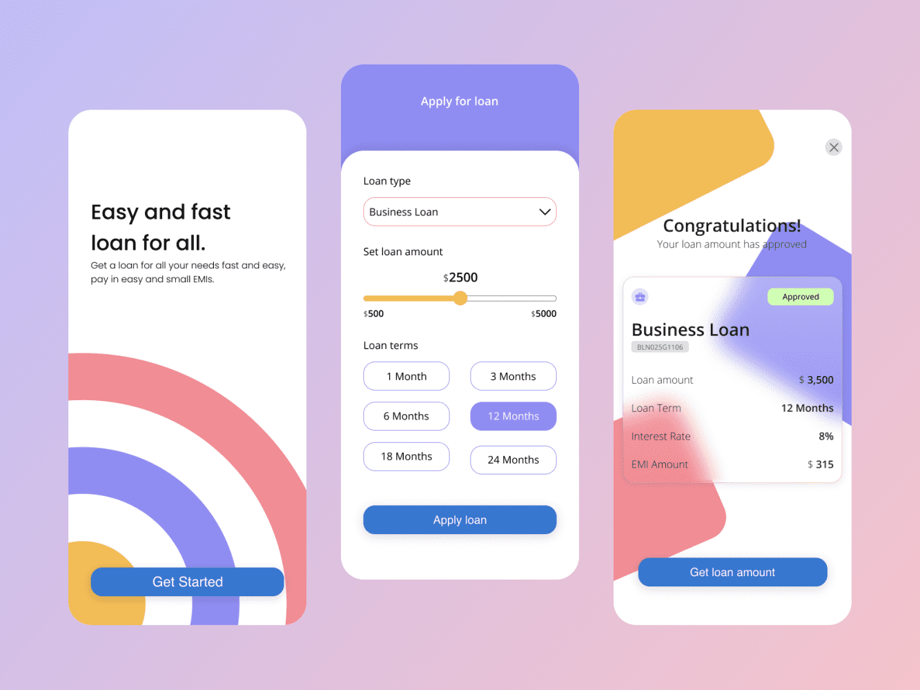 Fintech app development - UX/UI design